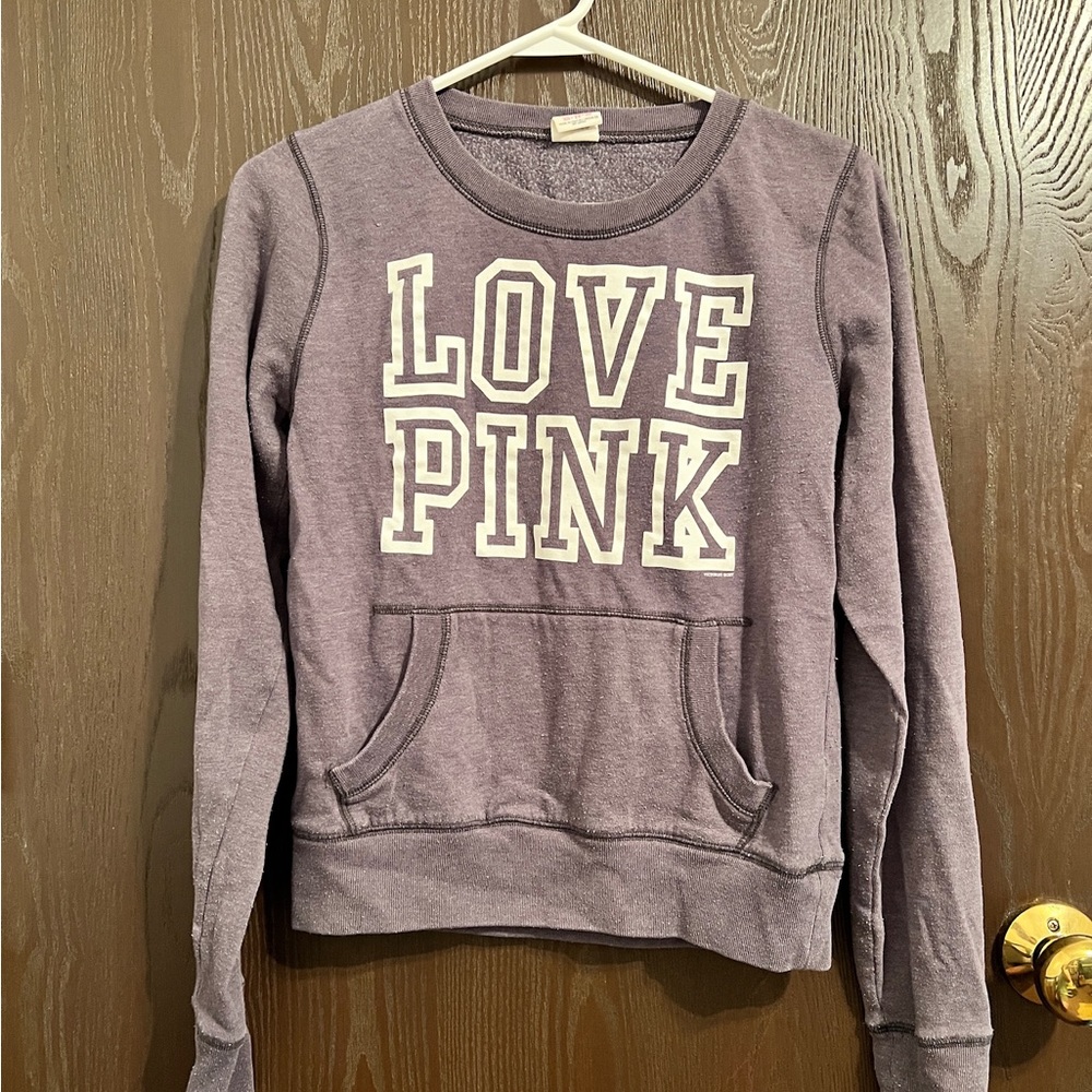 Victoria’s Secret pink crew neck sweatshirt